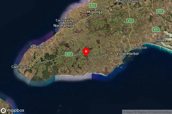 Willow Creek,South Australia Satellite Map