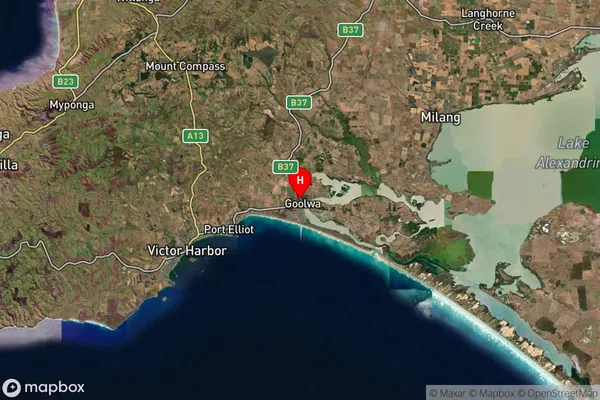 Goolwa,South Australia Satellite Map