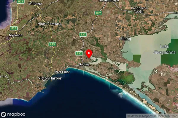 Goolwa North,South Australia Satellite Map