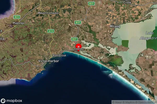 Goolwa South,South Australia Satellite Map