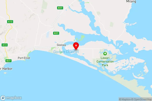 Hindmarsh Island,South Australia Area Map