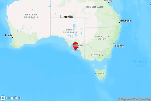 American River,South Australia Region Map