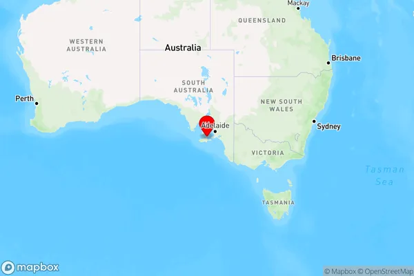 Bay Of Shoals,South Australia Region Map