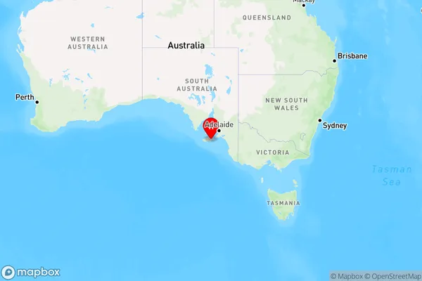 Destrees Bay,South Australia Region Map