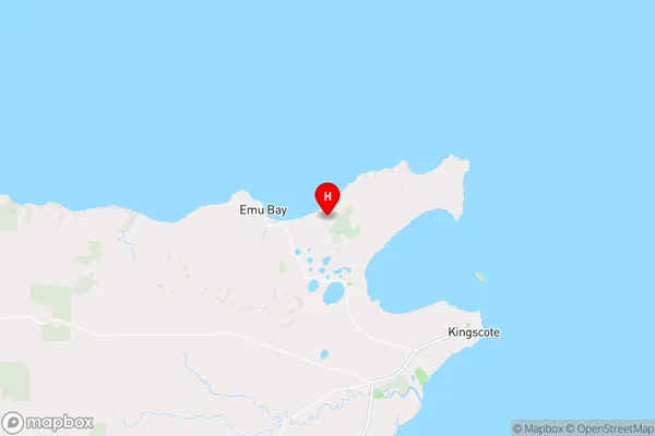 Emu Bay,South Australia Area Map