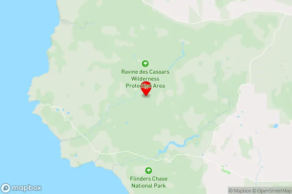 Flinders Chase,South Australia Area Map