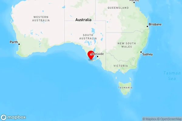 Flinders Chase,South Australia Region Map