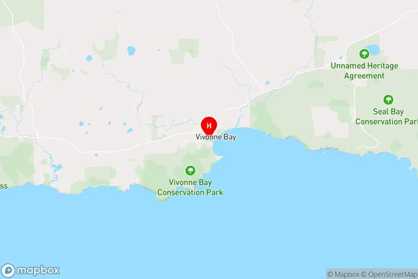 Vivonne Bay,South Australia Area Map