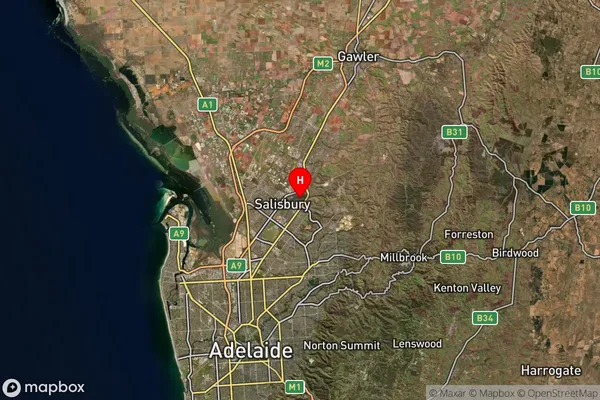 Salisbury Park,South Australia Satellite Map