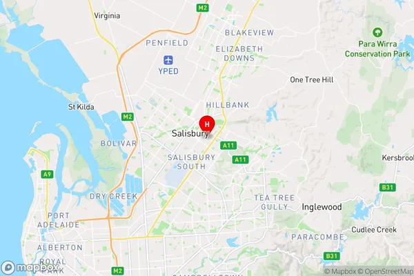 Salisbury Plain,South Australia Area Map