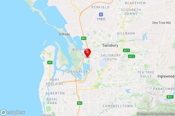 Globe Derby Park,South Australia Area Map