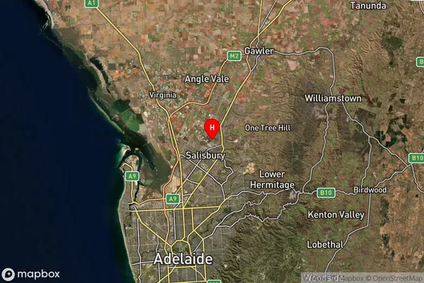 Elizabeth South,South Australia Satellite Map