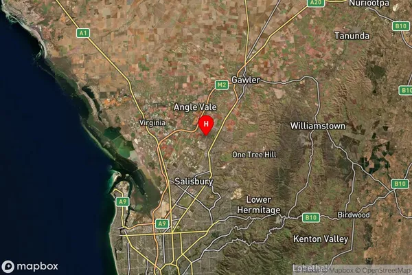 Davoren Park South,South Australia Satellite Map