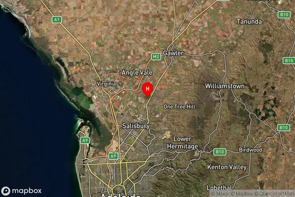 Elizabeth North,South Australia Satellite Map