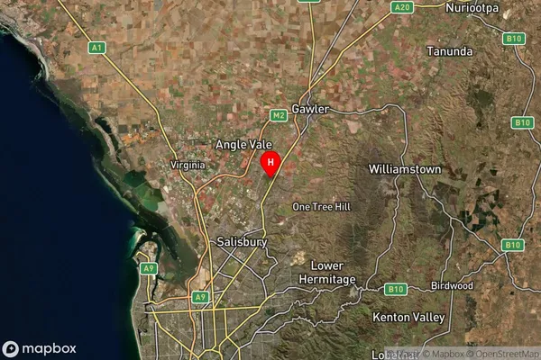 Smithfield,South Australia Satellite Map