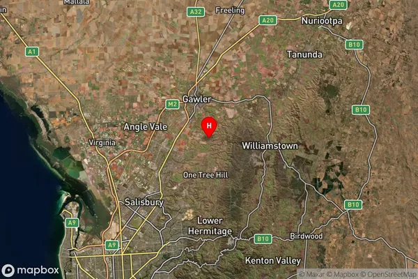 Yattalunga,South Australia Satellite Map