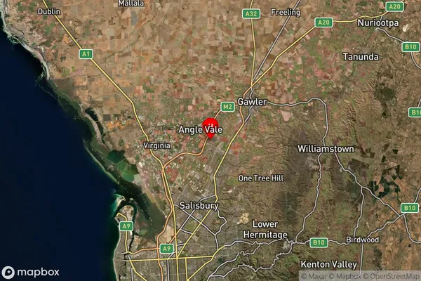 Munno Para West,South Australia Satellite Map