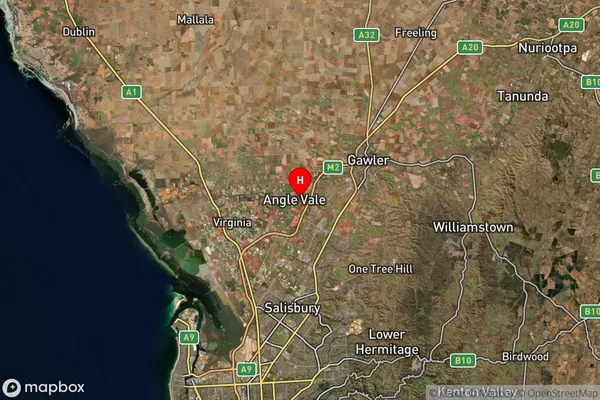 Angle Vale,South Australia Satellite Map