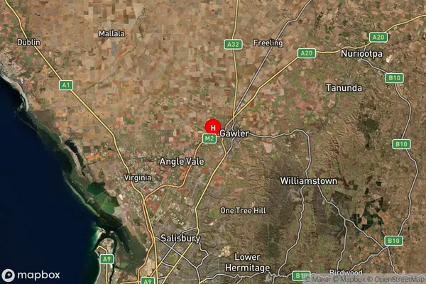 Buchfelde,South Australia Satellite Map