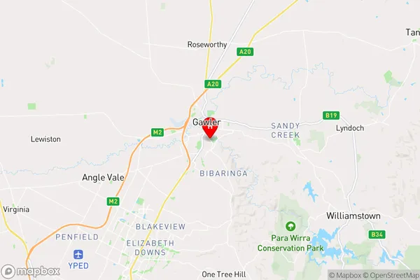 Gawler South,South Australia Area Map