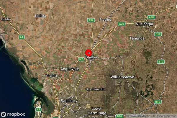 Gawler West,South Australia Satellite Map