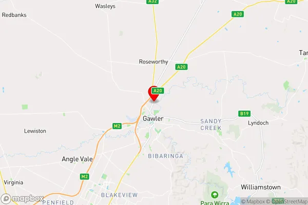 Hewett,South Australia Area Map