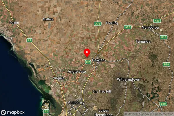 Ward Belt,South Australia Satellite Map