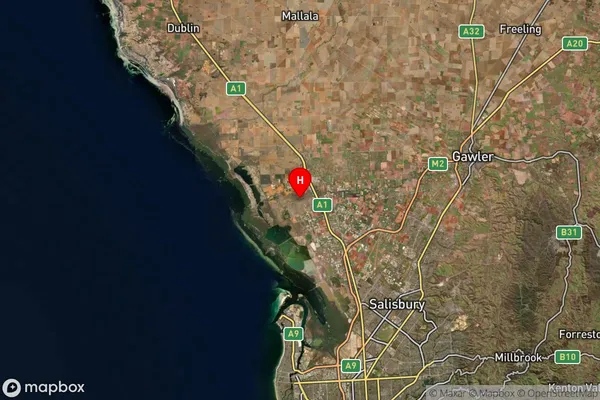 Buckland Park,South Australia Satellite Map