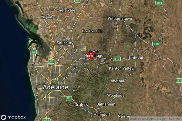 Houghton,South Australia Satellite Map