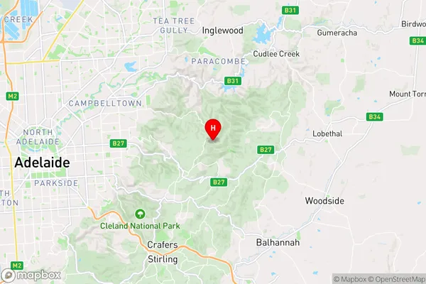 Cherryville,South Australia Area Map