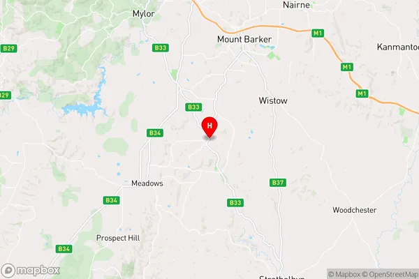 Flaxley,South Australia Area Map