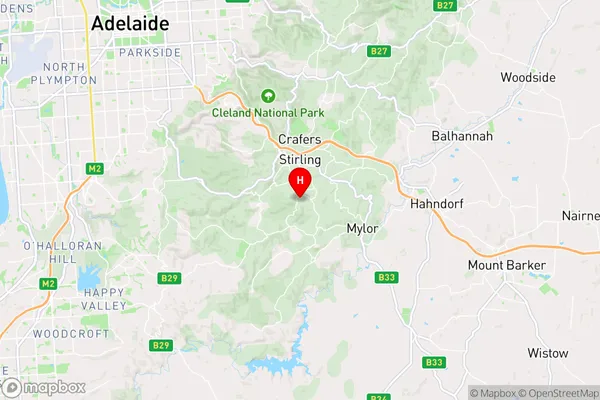 Heathfield,South Australia Area Map