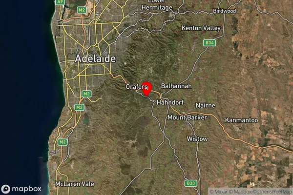 Aldgate,South Australia Satellite Map