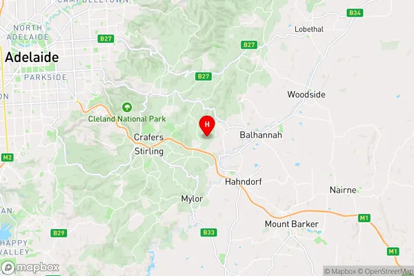 Mount George,South Australia Area Map