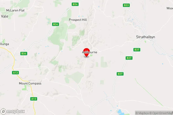 Ashbourne,South Australia Area Map