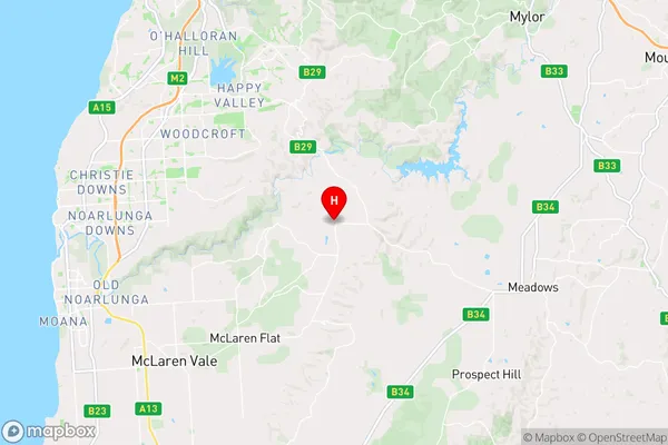 Kangarilla,South Australia Area Map