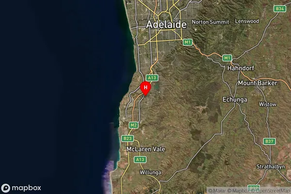 Old Reynella,South Australia Satellite Map