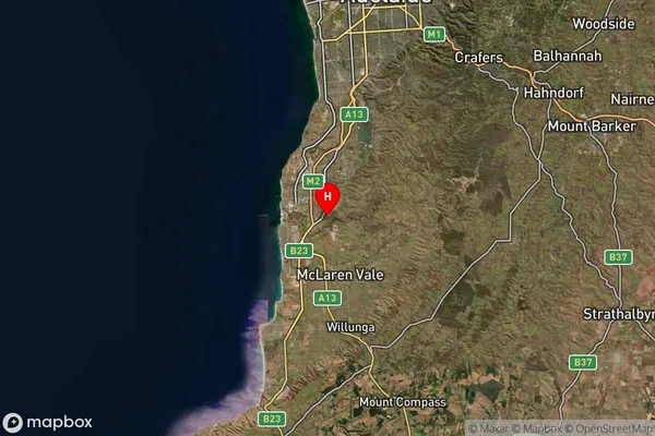 Hackham,South Australia Satellite Map