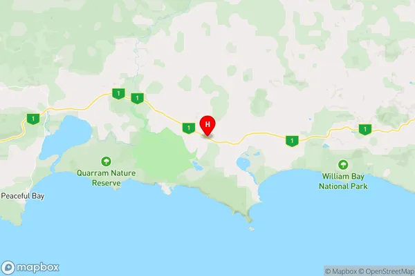 Parryville,Western Australia Area Map