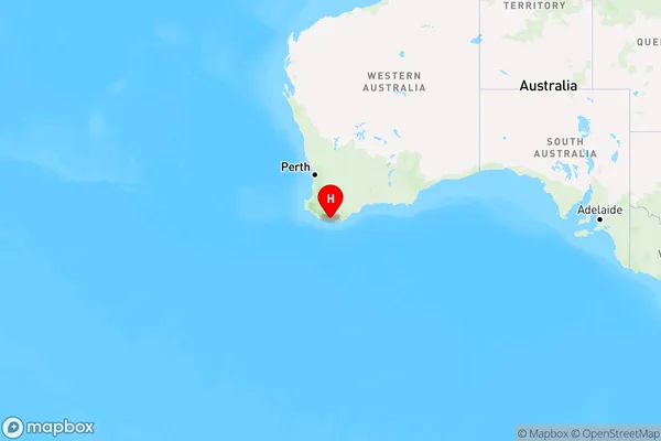 Parryville,Western Australia Region Map