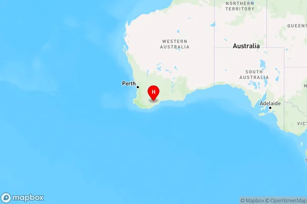 Cowalellup,Western Australia Region Map