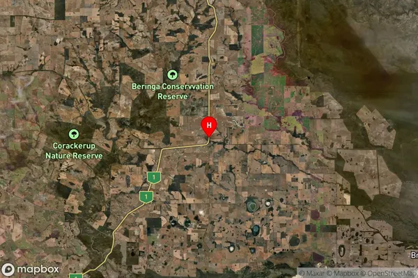 Gairdner,Western Australia Satellite Map