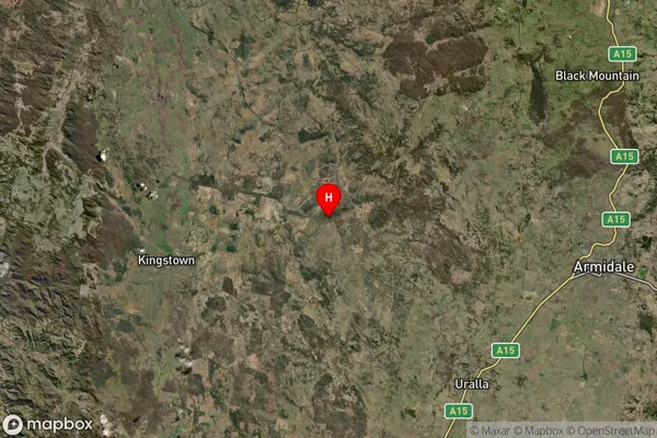 Yarrowyck,New South Wales Satellite Map