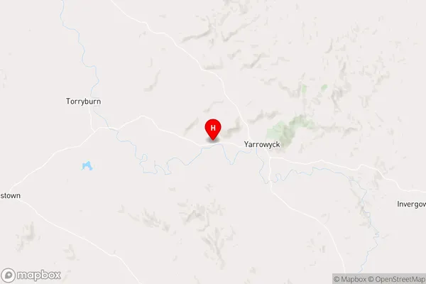 Yarrowyck,New South Wales Area Map