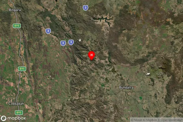 Bundarra,New South Wales Satellite Map