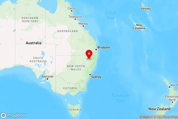 Bundarra,New South Wales Region Map