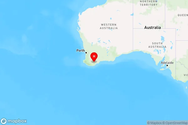 North Stirlings,Western Australia Region Map