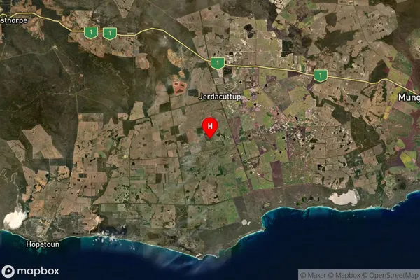 Jerdacuttup,Western Australia Satellite Map