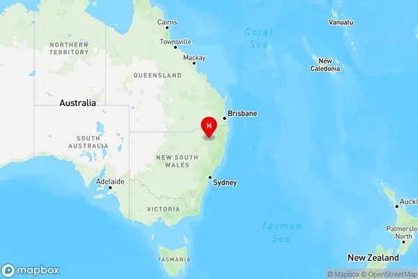 Auburn Vale,New South Wales Region Map