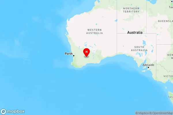 Forrestania,Western Australia Region Map